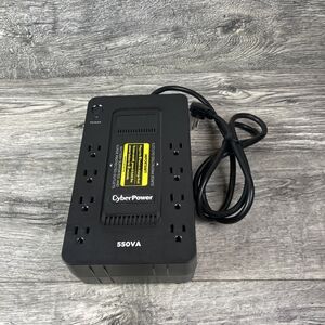 CyberPower SX550Ga 550VA Battery Backup & Surge Protector 8 Outlets